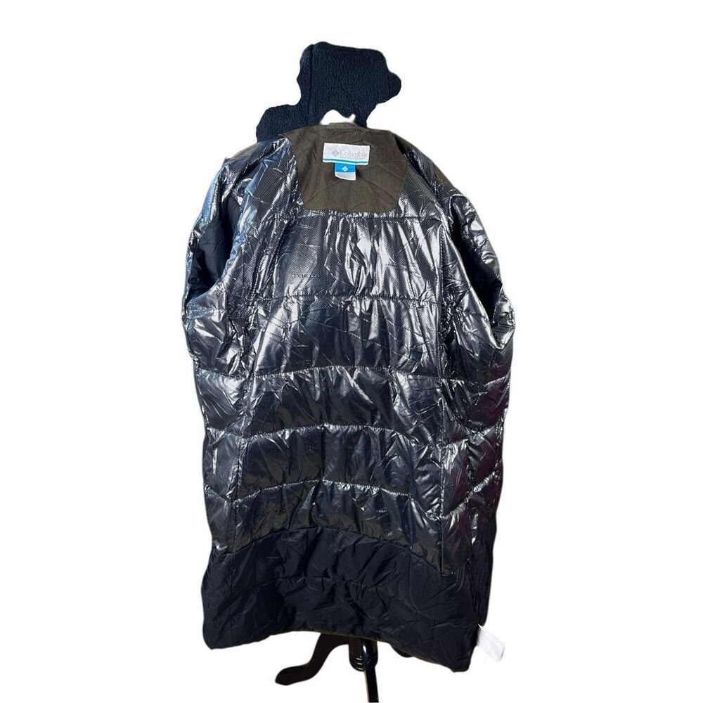 Columbia Woman's S Suttle Mountain Long Insulated Jacket Olive Green Omni-Heat - Picture 5 of 11